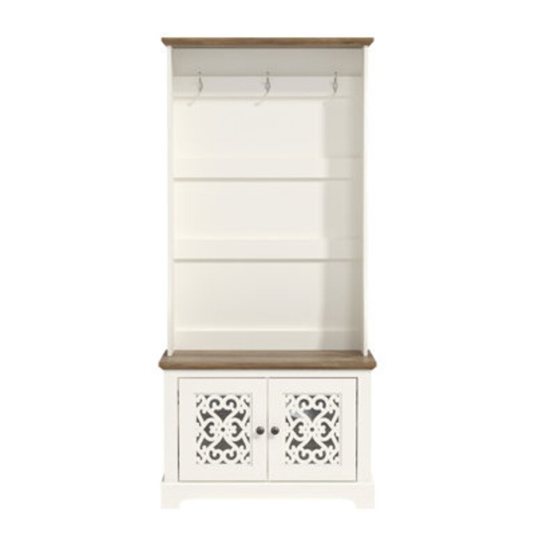 Arignote Hall Tree 313 Wide with Bench and Shoe Storage