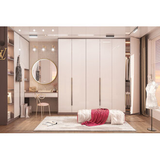 Fantina Round 3 Color Adjustable LED Metal Framed Wall Mirror with Anti-fog