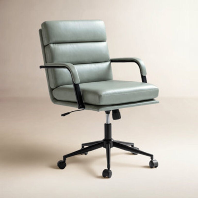 Anagrace Leather Office Chair with Lumbar Support