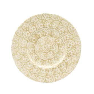 Chloe Floral Accent Dessert Plate Set in Beige