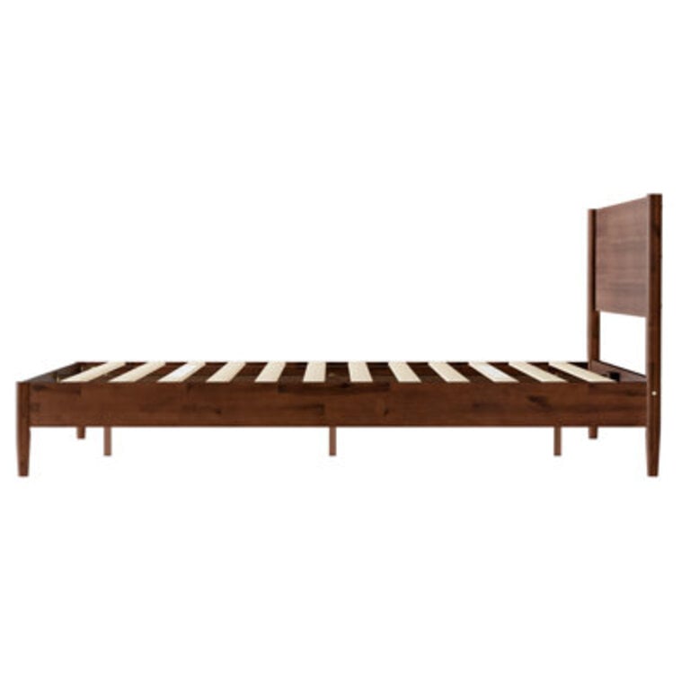 Whitman Low Profile Mid-Century Modern Platform Bed
