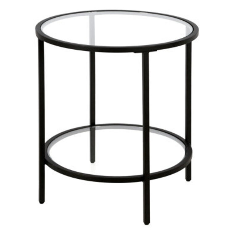 Gibbs Glass Top End Table