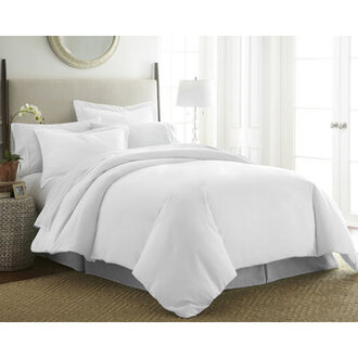 Pointehaven 525 Thread Count  Long Staple Cotton Deep Pocket Duvet Set