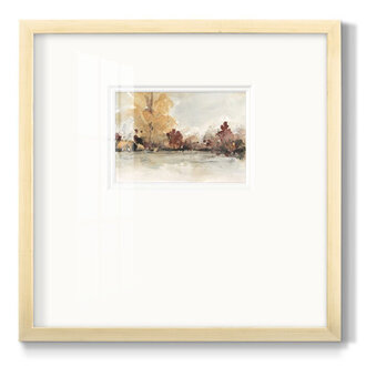 The Autumn View I Framed On Paper Print