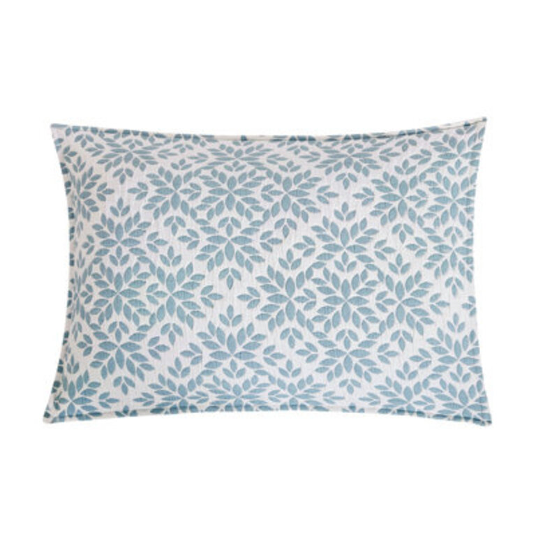Leaves Jacquard Reversible Quilt Set