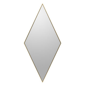 Abdoullah Wood Flat Wall Mirror