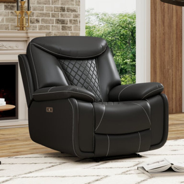 Madeira 40 W Faux Leather Power Recliner