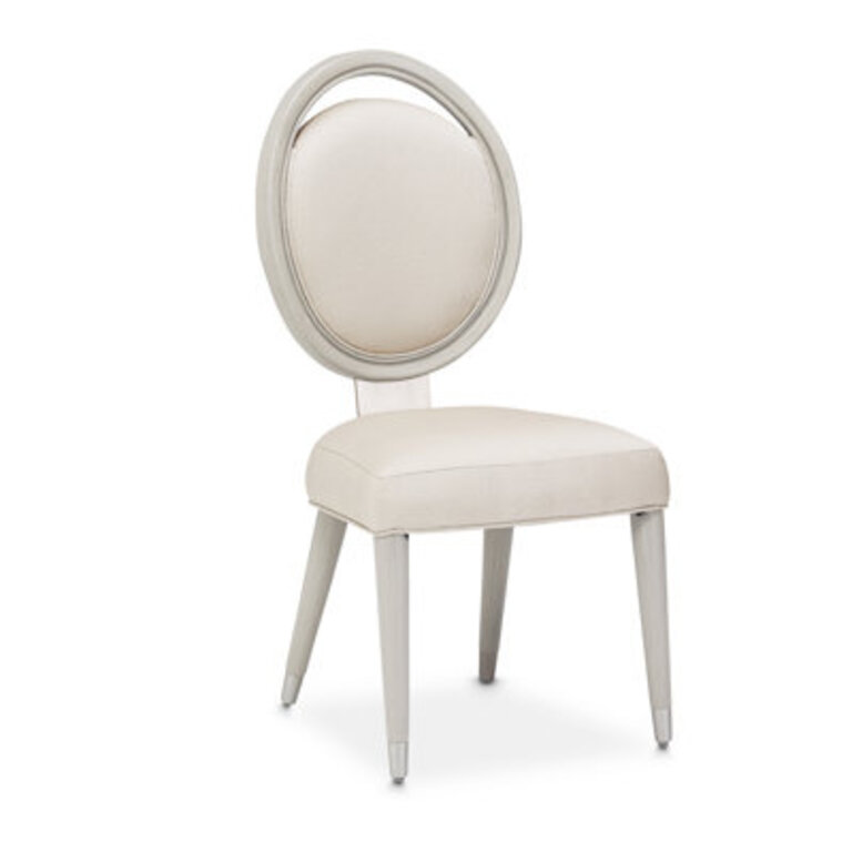 Eclipse King Louis Back Side Chair in Moonlight Set of 2