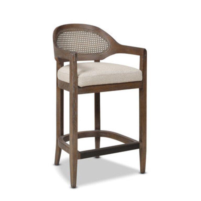 Copley 26" Counter Stool Finish: Taupe Beige, Seat Height: Counter Stool 26"