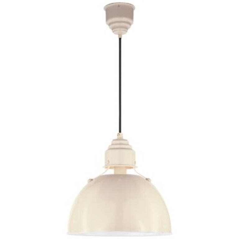 Thomas O'Brien Eugene 1 - Light Pendant Finish: Antique White, Size: 15" H x 15.5" W x 15.5" D