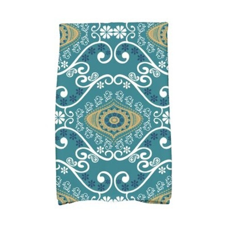 Xenia Hand Towel Color: Blue