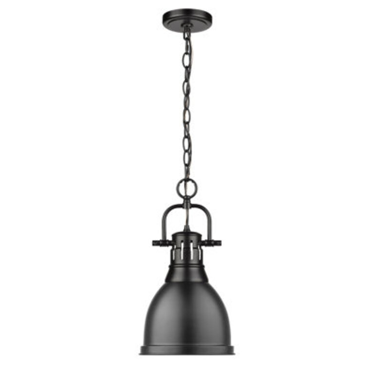 Aadarsh 1 - Light Unique / Statement Pendant with No Secondary Or Accent Material Accents Finish: Matte Black, Shade Color: Matte Black