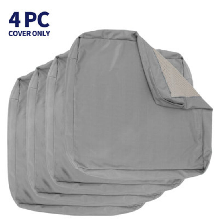 Outdoor Cushion Cover Cushion Size: 24" W x 24" D, Cushion Color: Blue