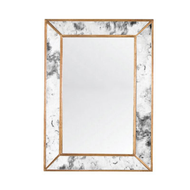 Dion Glam Accent Mirror Finish: Gold Leaf