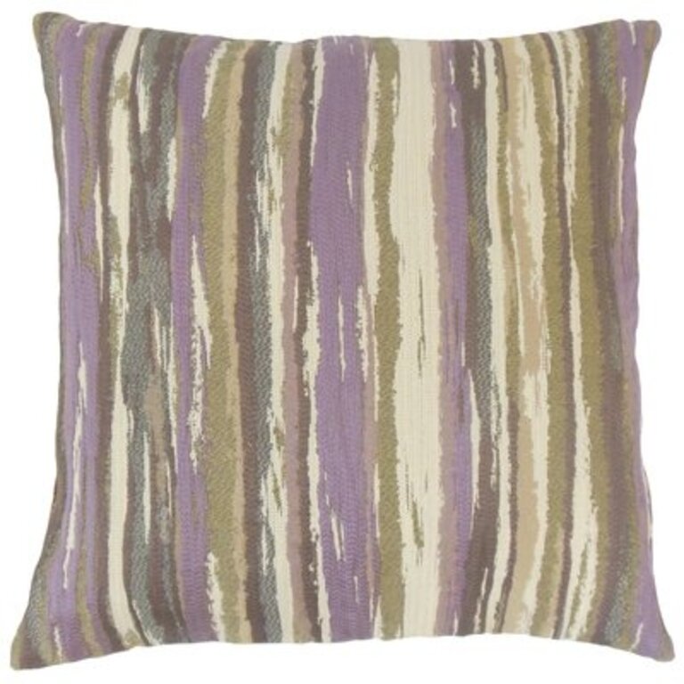 Stripes Bedding Sham Size: Standard, Color: Lavender