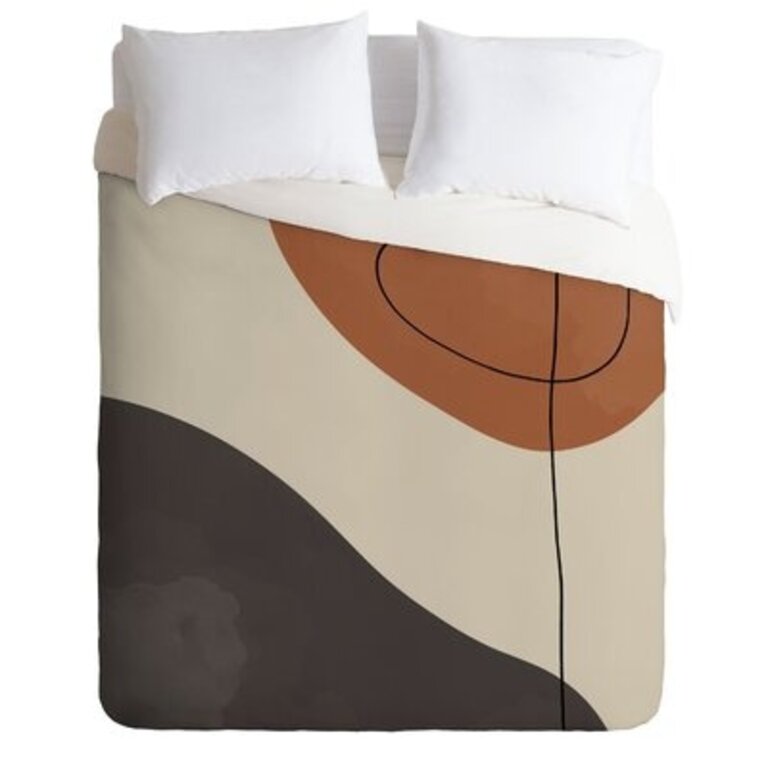 Alisa Galitsyna Modern Abstract Shapes 3 Queen Duvet Size: Twin Duvet Cover + 1 Sham