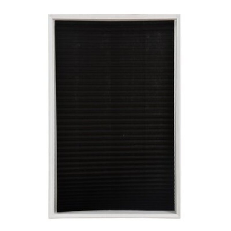 Semi-Sheer Roller Shade Length & Width: 35.43"W x 59.06"L, Color: Black