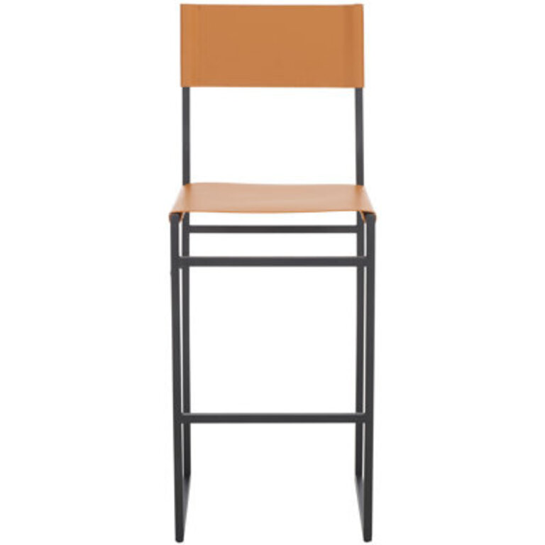 Loarine Bar & Counter Stool Color: Cognac, Seat Height: Bar Stool (30" Seat Height)