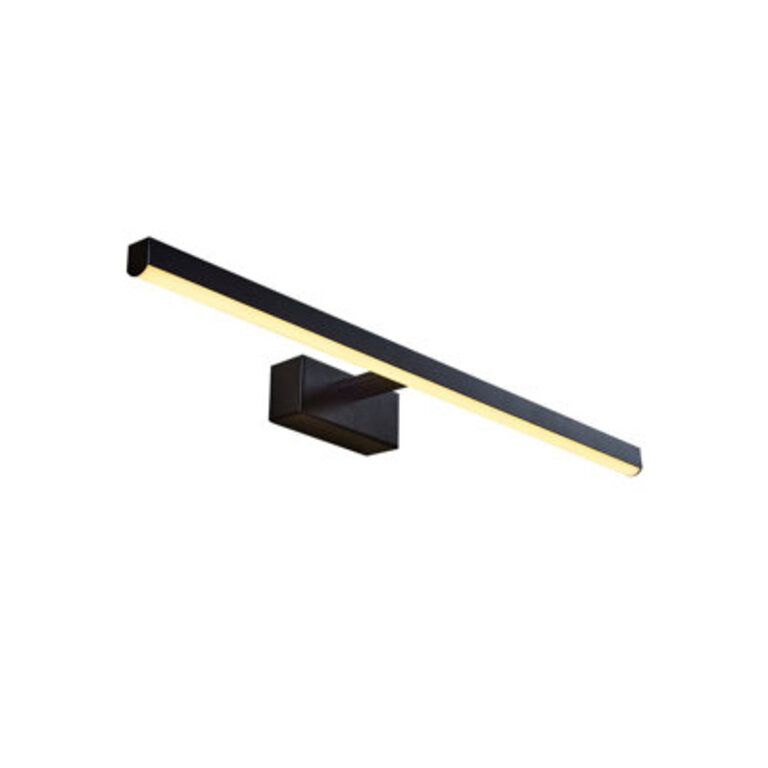Wall Lamp Finish: Black, Size: 13cm H x 60cm W x 5cm D