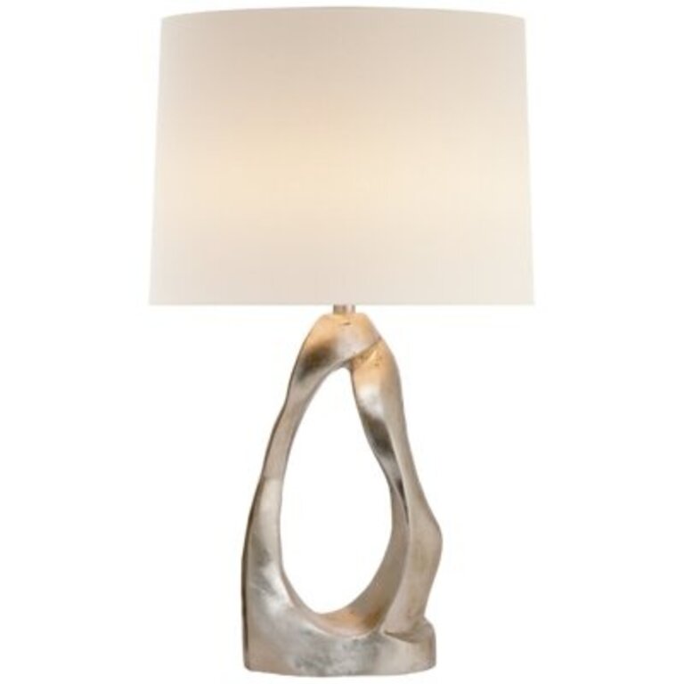 AERIN Cannes Table Lamp Base Color: Burnished Silver