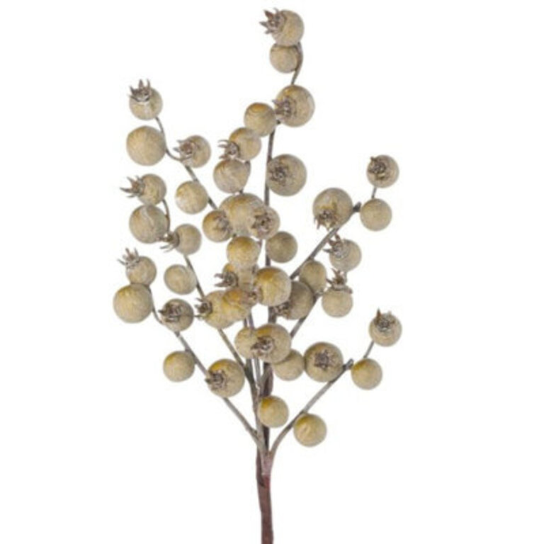 16" Artificial Crabapple Branch Color: Sage Green