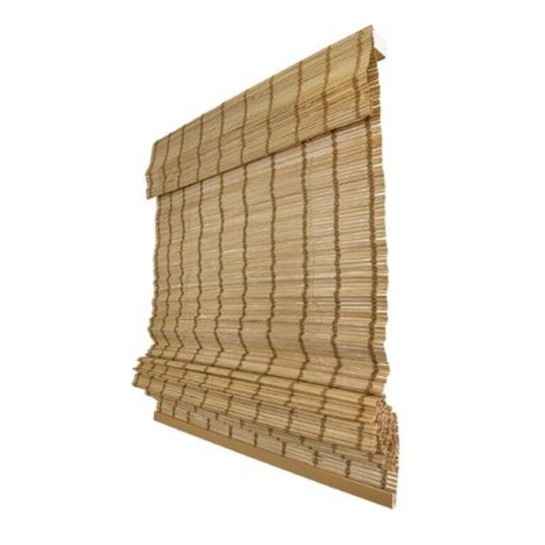 Semi-Sheer Roman Shade Length & Width: 27"W x 64"L, Color: Deer