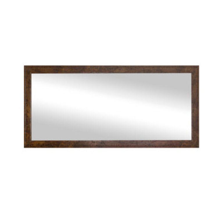 Maebela Wood Framed Bathroom / Vanity Mirror in Brown Size: 30.5" x 45.5"