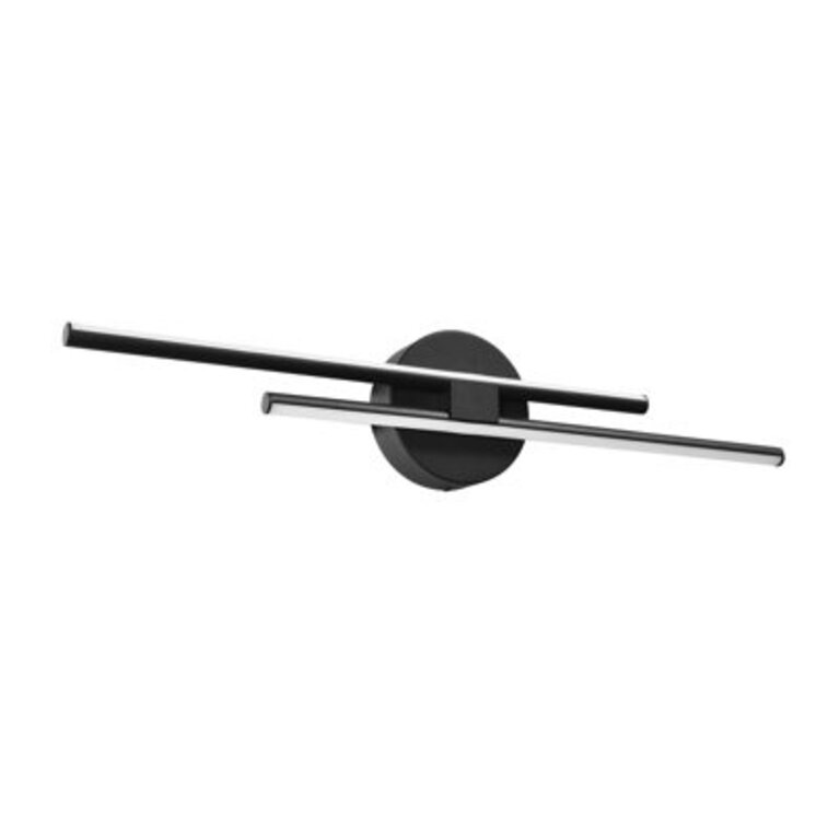 Shoji 1 -Light Dimmable LED Vanity Light Finish: Matte Black, Color Temperature: 6000K