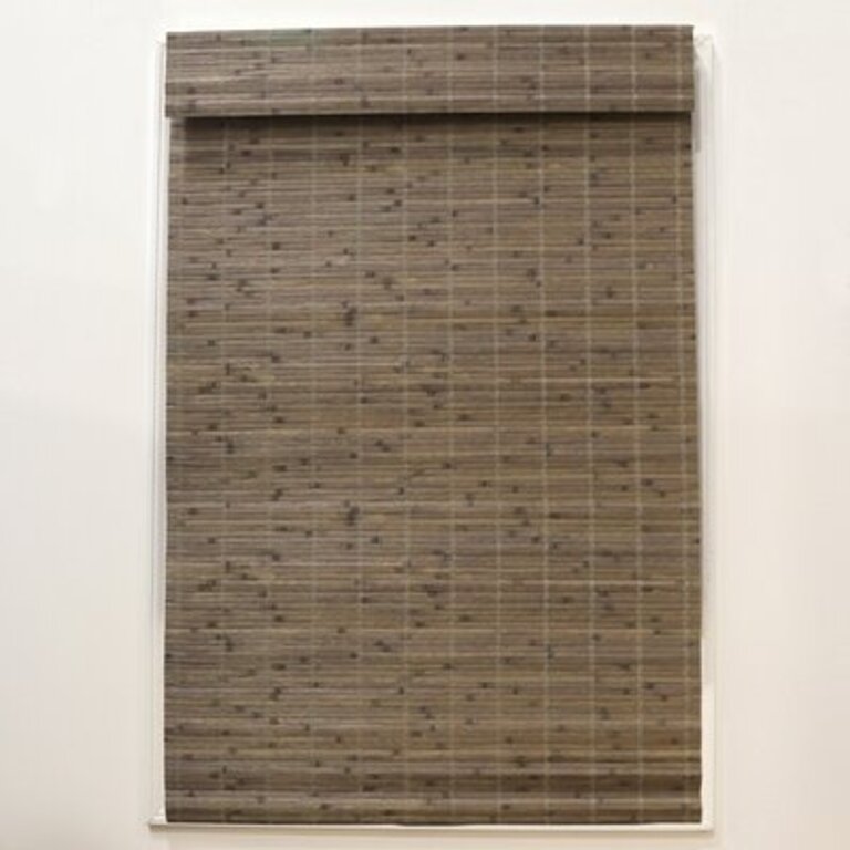 Gyala Semi-Sheer Roman Shade Blind Size: 29"W x 64"L, Finish: Driftwood