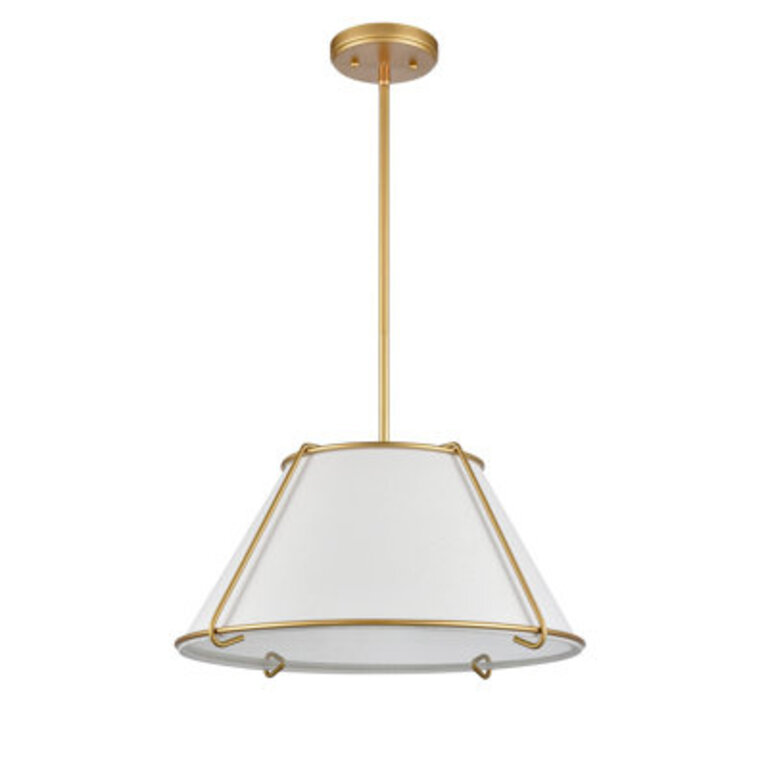 Quinnlen Regalia 18'''' Wide 1-Light Pendant Base Finish: Oil Rubbed Bronze