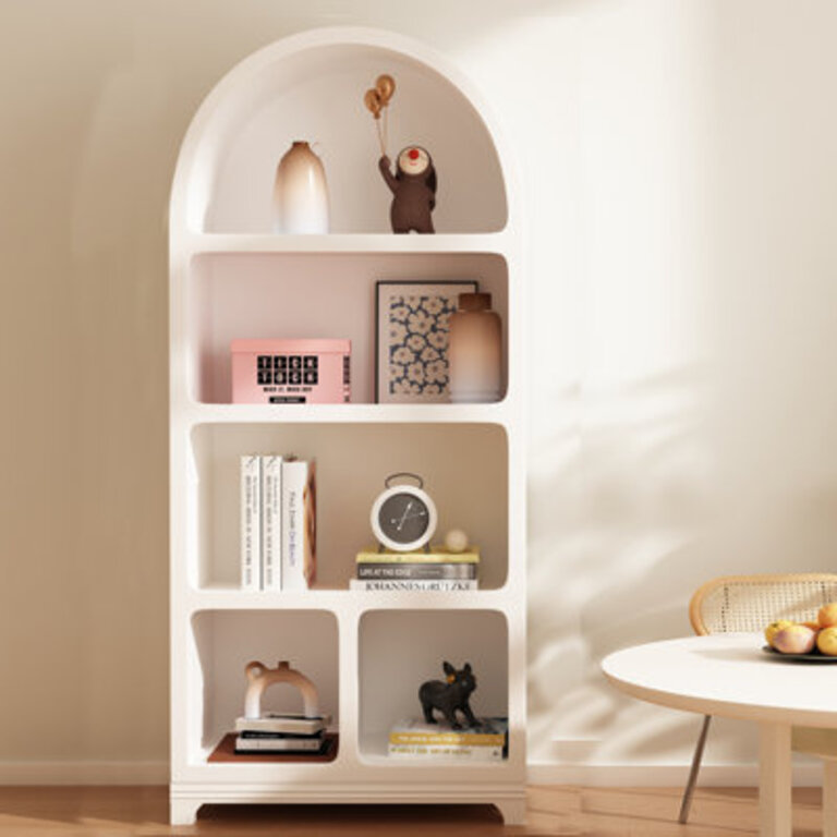 Simple Floor Home Cave Bookcase Ladder Bookcase