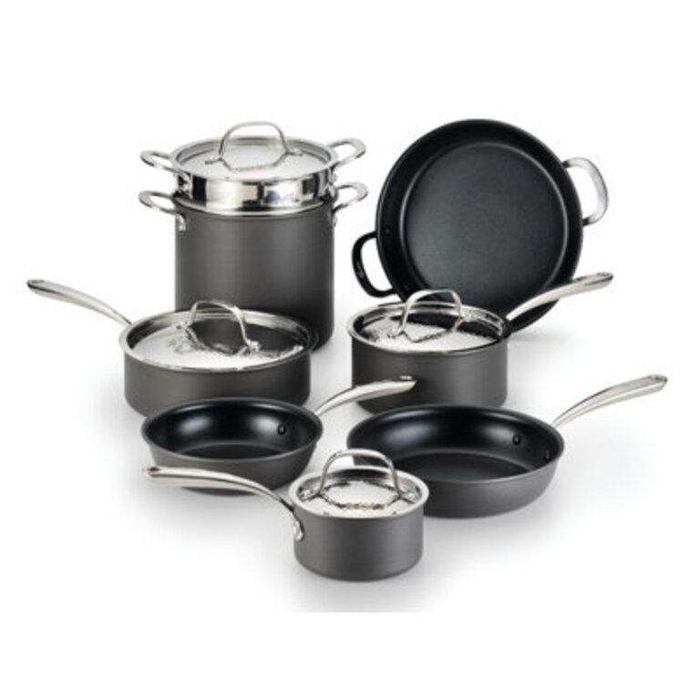 Lagostina Nera 12 Pieces Stainless Steel Cookware Set
