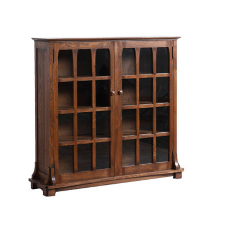 48" H x 51" W Solid Wood Standard Bookcase