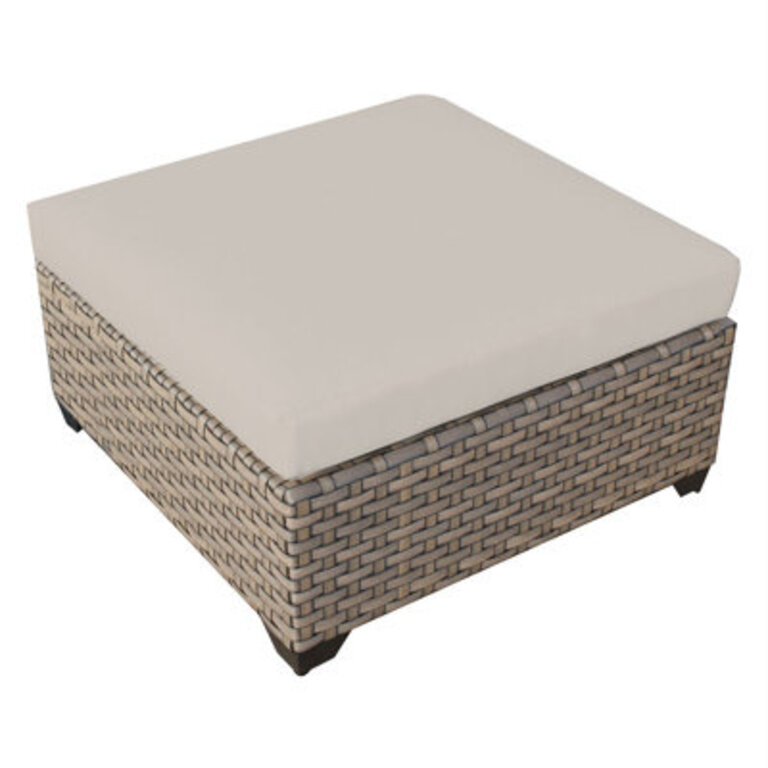 Rochford Resin (All Weather) Wicker/Rattan Outdoor Ottoman
