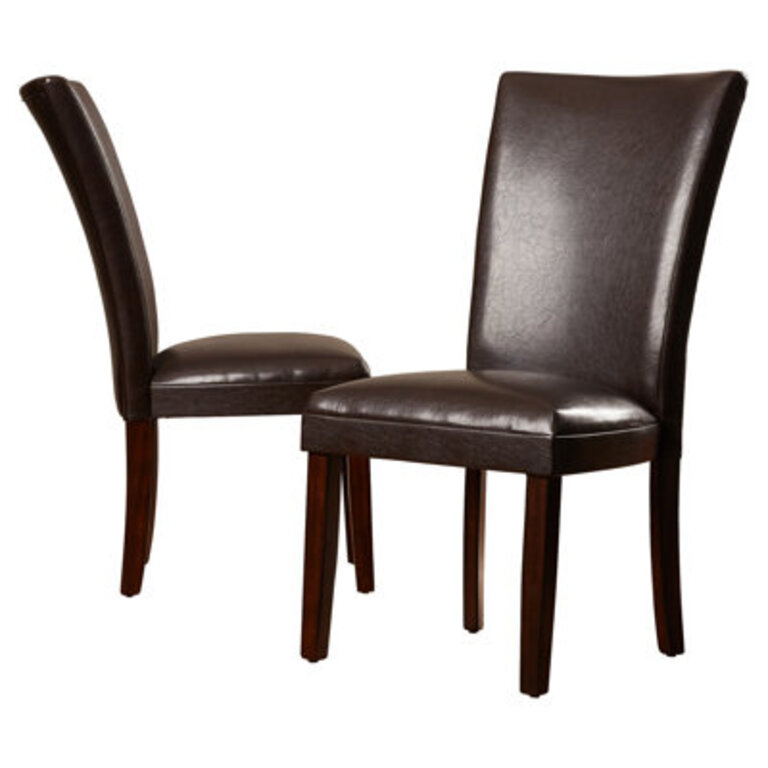 Pilottown 20'' H Faux Leather Upholstered Parsons Chair