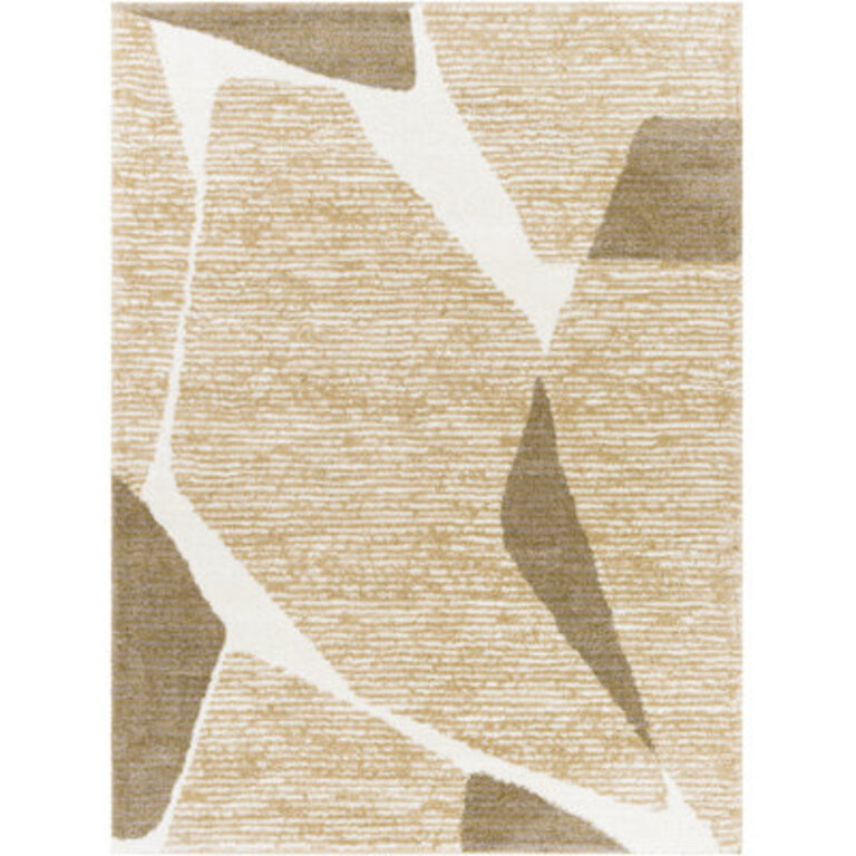 Distefano Abstract Camel Area Rug
