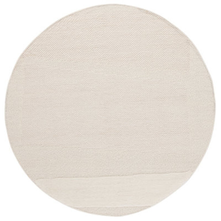 Mullen Flatweave Wool Area Rug in Ivory