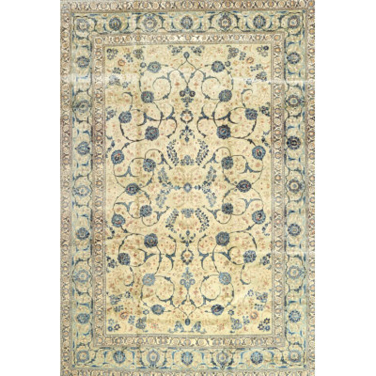 Oriental Green/Cream Area Rug