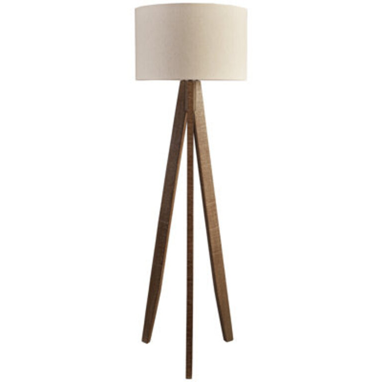 Edieth 70.5'' Brown Tripod Floor Lamp