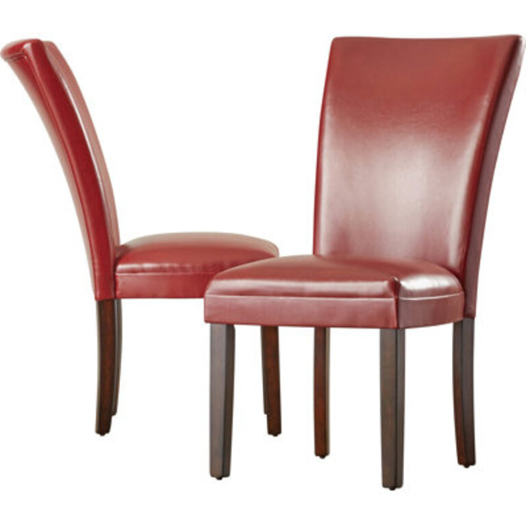 Pilottown 20 H Faux Leather Upholstered Parsons Chair