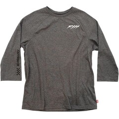 FASTHOUSE FASTHOUSE - RUSH RAGLAN TECH TEE - M - HEATHER GRAY