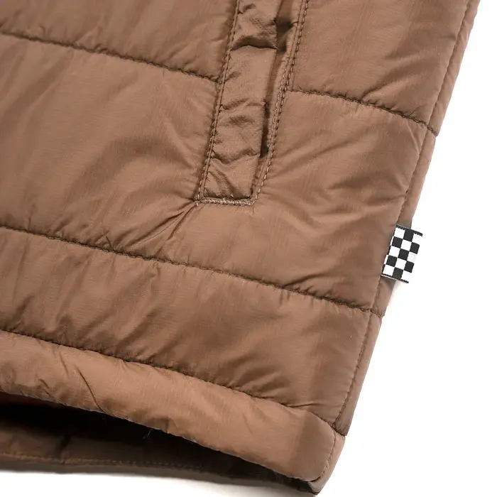 FASTHOUSE FASTHOUSE - PROSPECTOR PUFFER VEST BLACK/BROWN, M