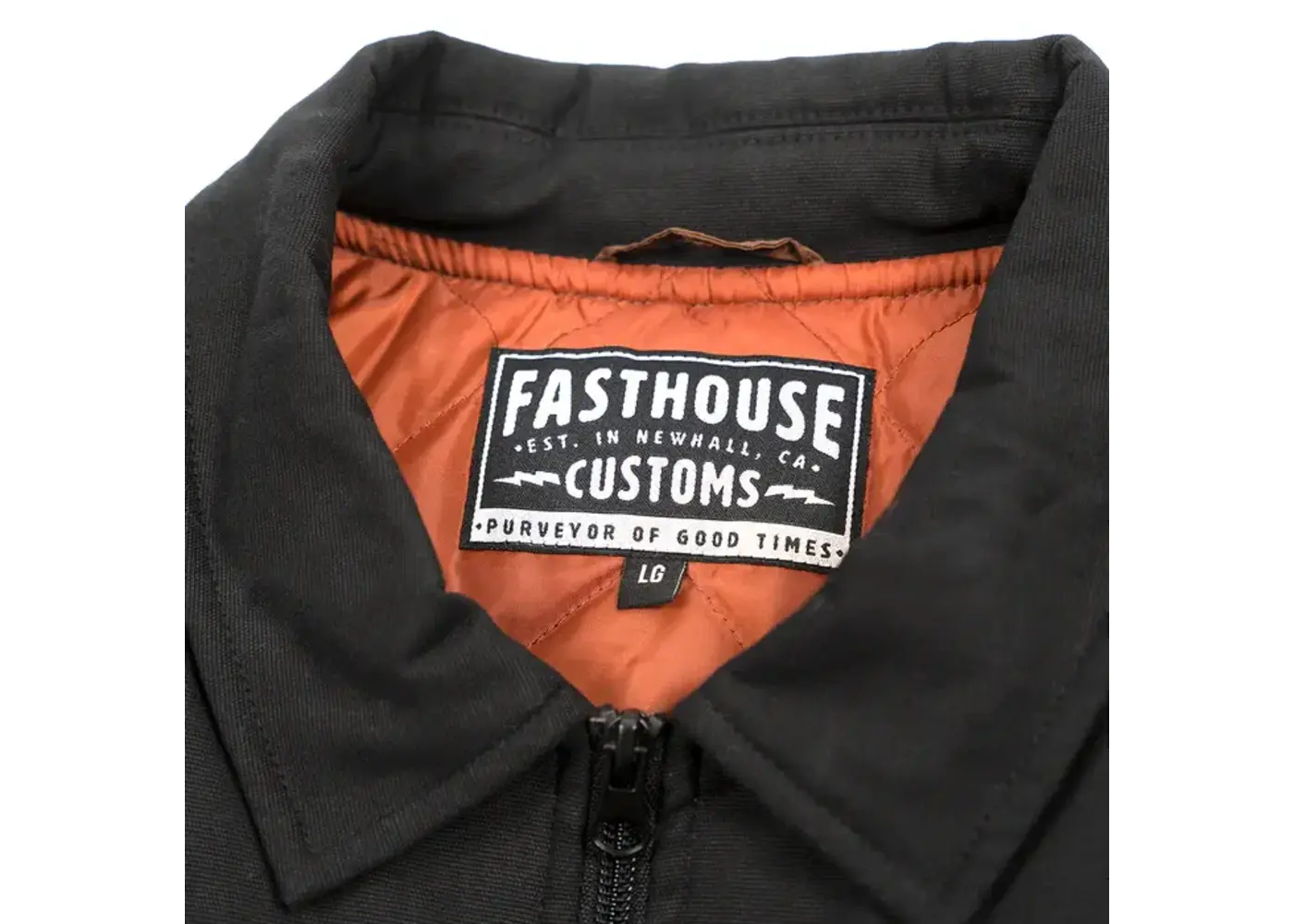 FASTHOUSE FASTHOUSE - PROSPECTOR PUFFER VEST BLACK/BROWN, M