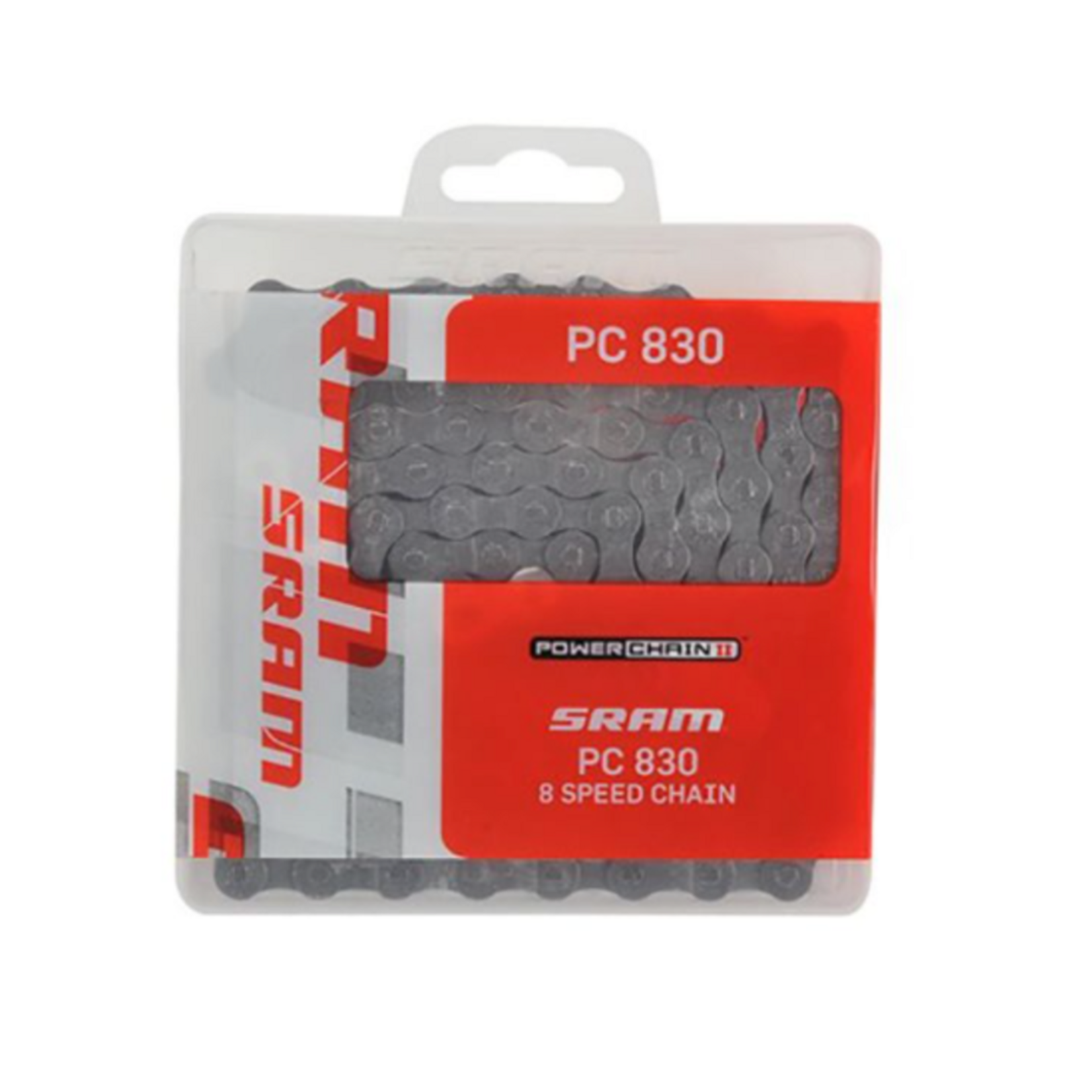 SRAM SRAM - Cadena 8, PC 830, 114 links, power link silver