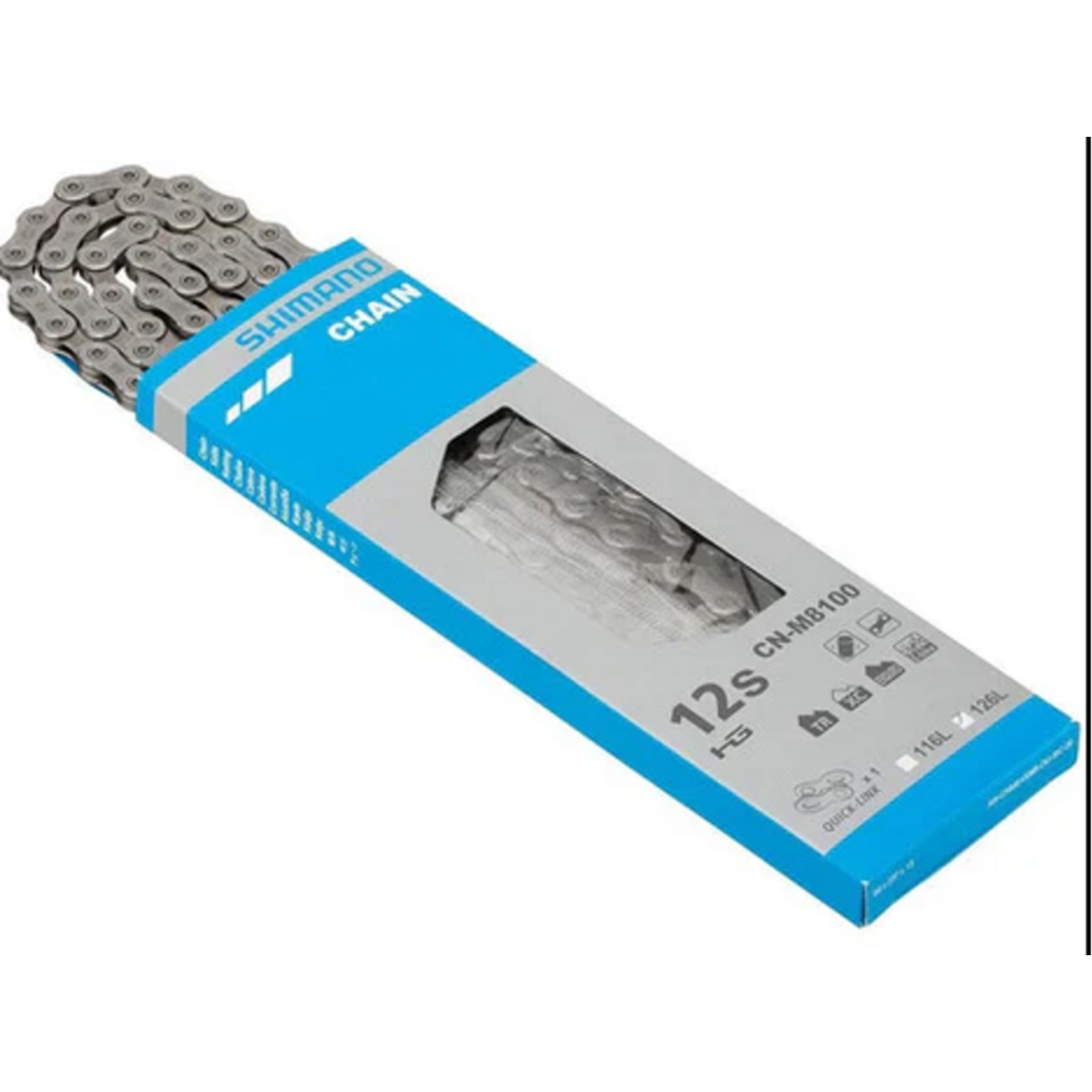 SHIMANO Shimano - Cadena Shimano CN-M8100 138L 12v c/Quick Link