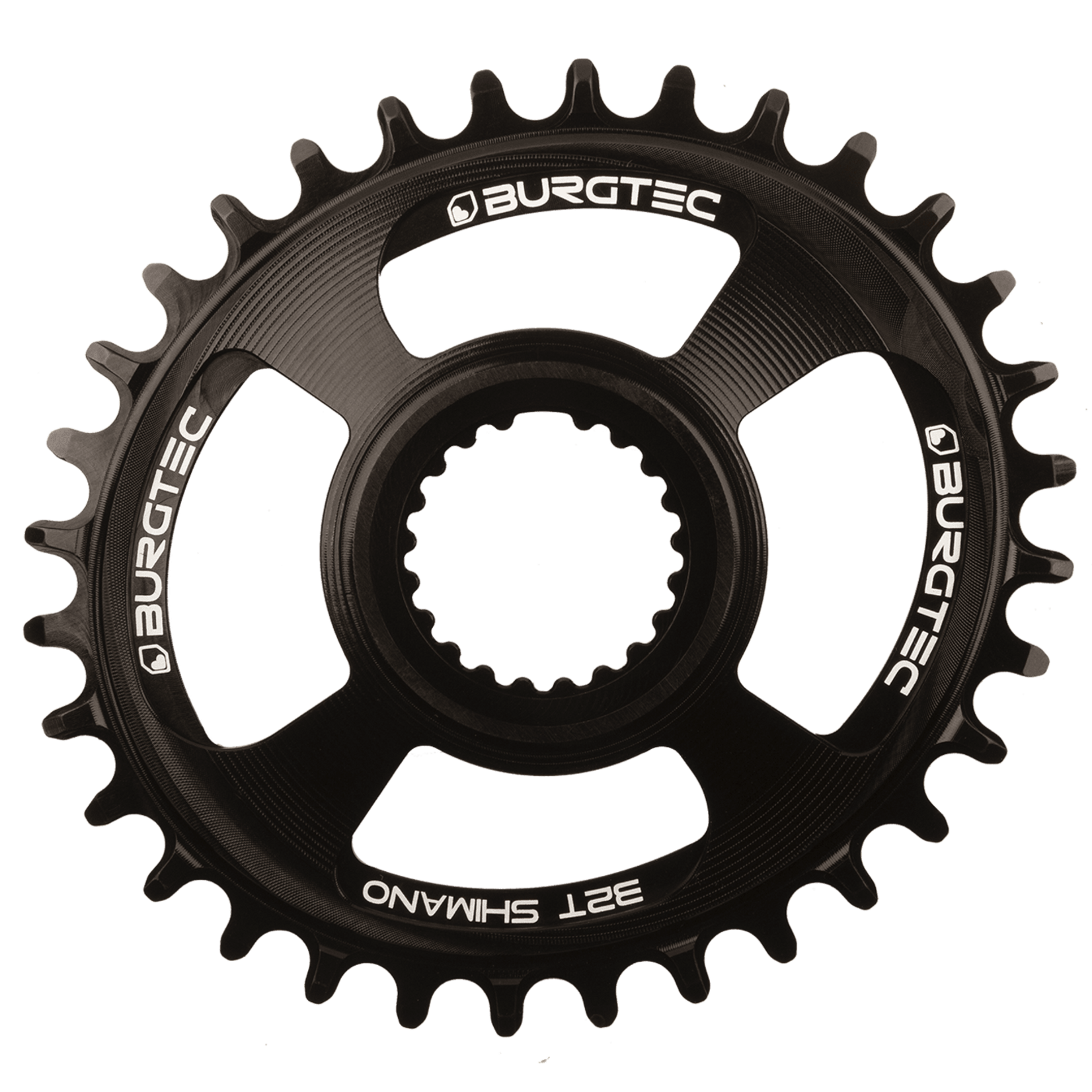 Burgtec Burgetc - Shimano Direct Mount Thick Thin Chainring Oval