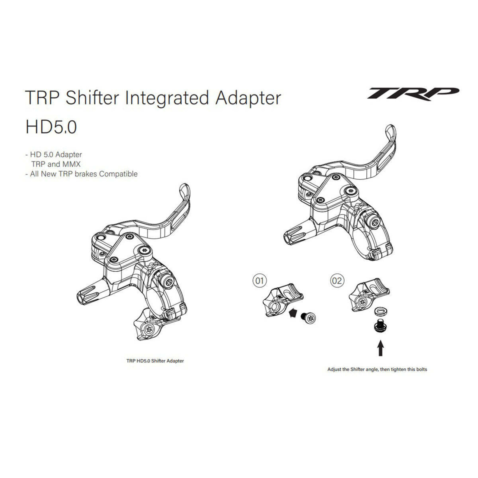 TRP TRP - HD5.0 Shifter Adapter for EVO PRO - LH