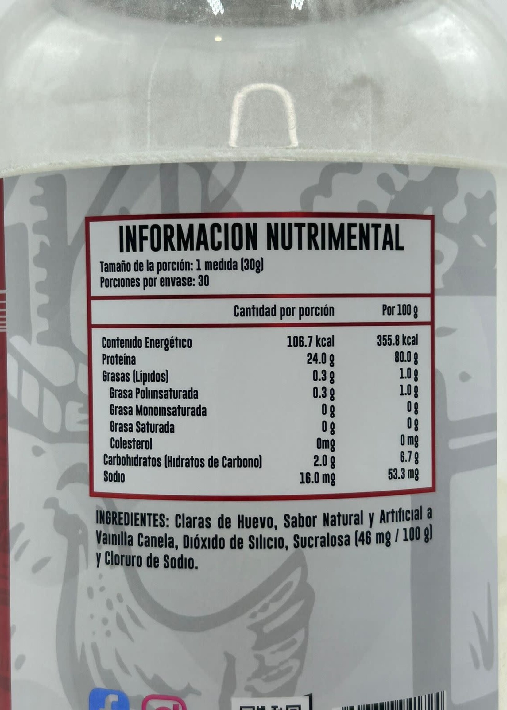 ADVANCE NUTRITION CLARAS DE HUEVO ADVANCE