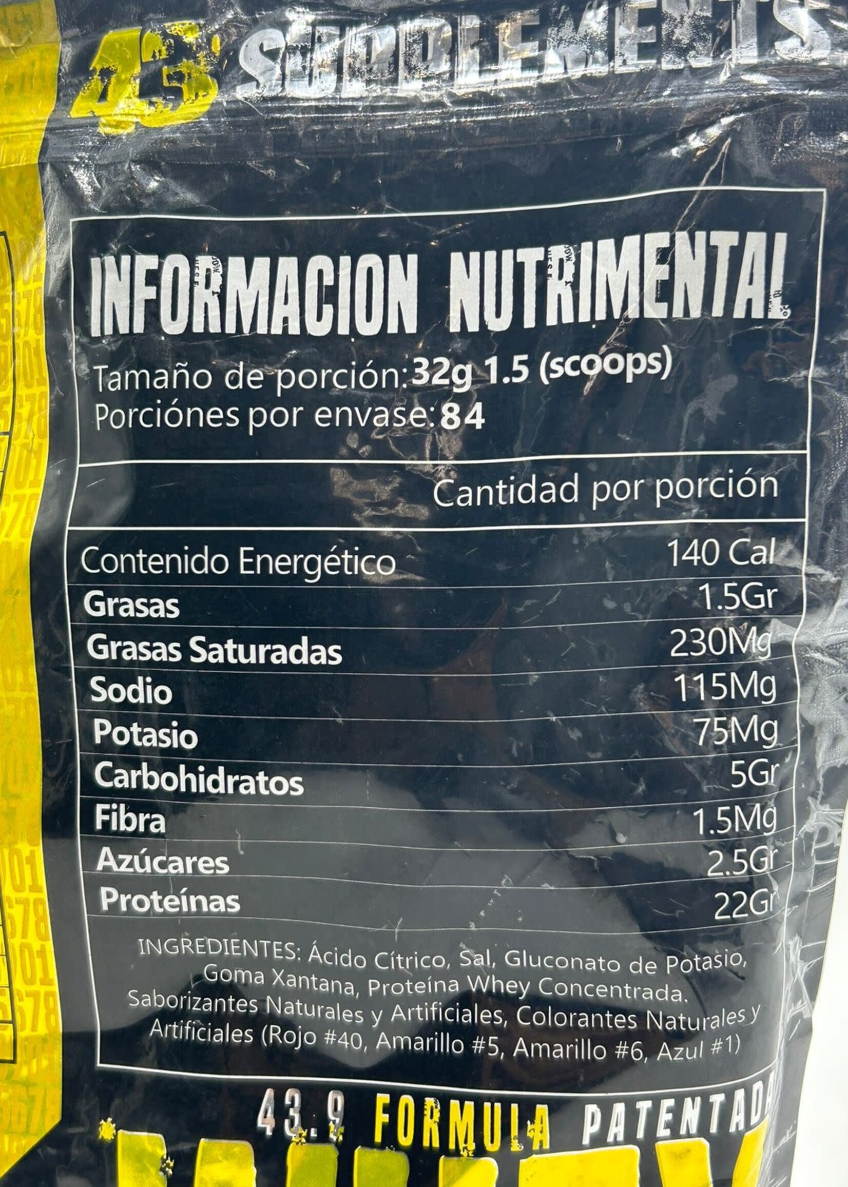 43 COSTAL 43 WHEY PROTEIN