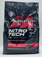 MUSCLETECH COSTAL NITROTECH WHEY GOLD 8LB 110 SERV DOUBLE RICH CHOCOLATE